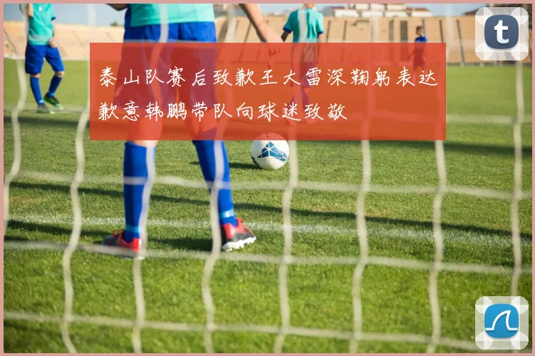 泰山队赛后致歉王大雷深鞠躬表达歉意韩鹏带队向球迷致敬